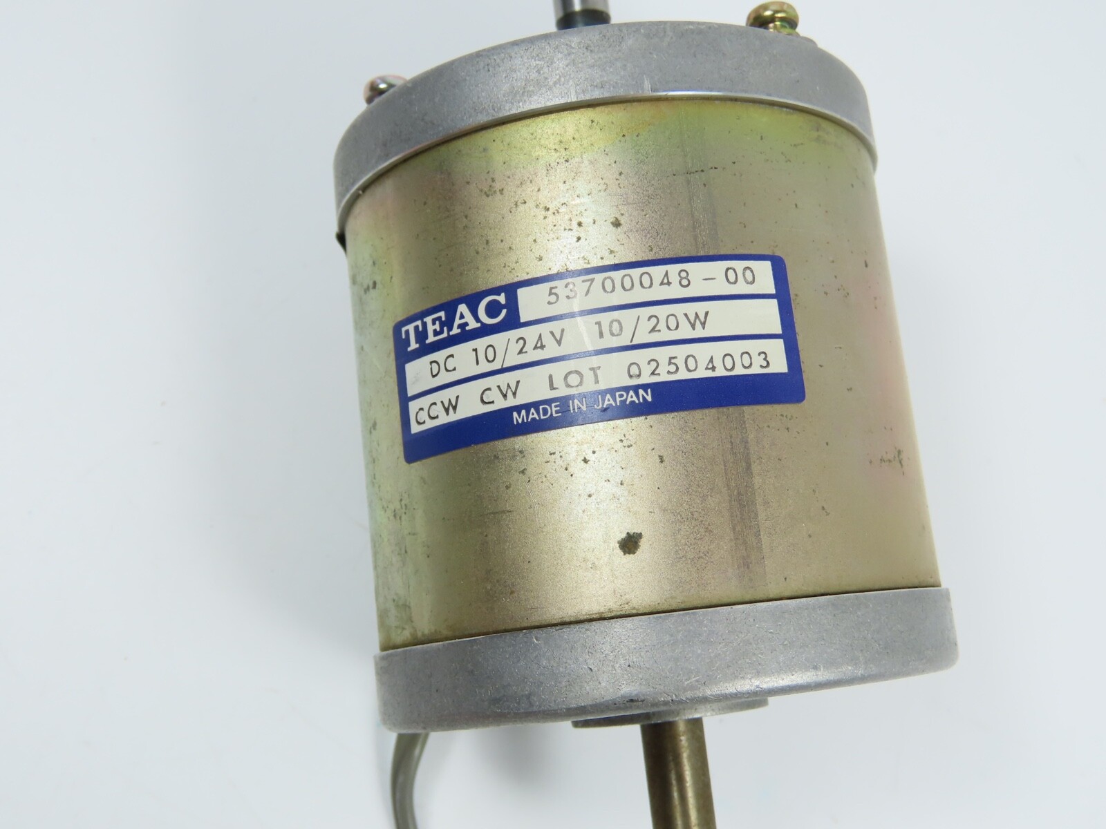 > TEAC X-2000R < Reel Motor DC10/24V 10/20 5370004800 Reel to Reel Parts /Tr03 - Image 5