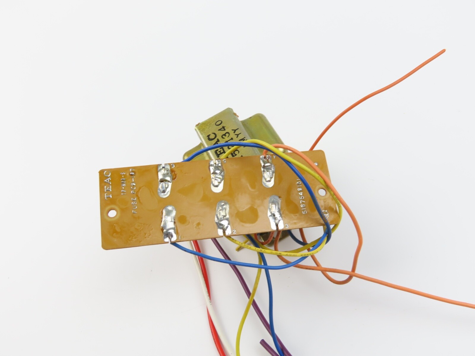 *Teac A-108* Power Transformer 51521340 + Fuse PCB Tape Deck Parts /E251 - Image 6