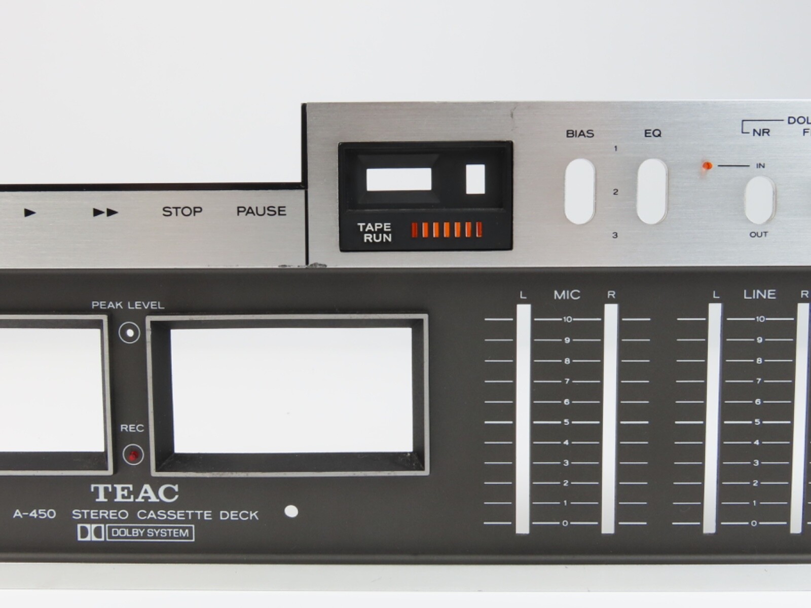 *Teac A-450* Front Panel Tape Deck Parts /FP276 - Image 4