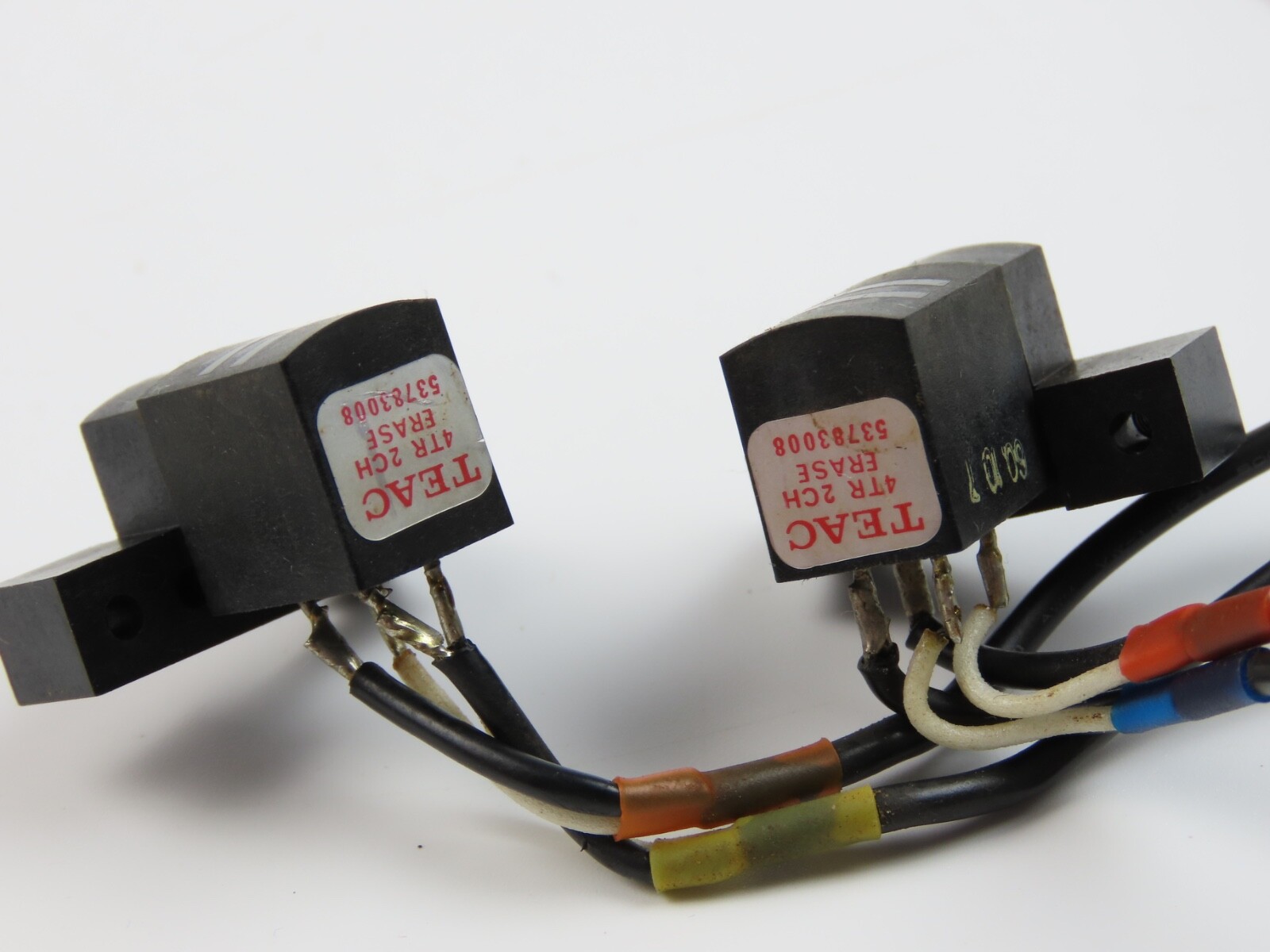 *Teac X-2000R* Pair of Erase Head 53783008 Reel to Reel Parts /Tr81 - Image 6