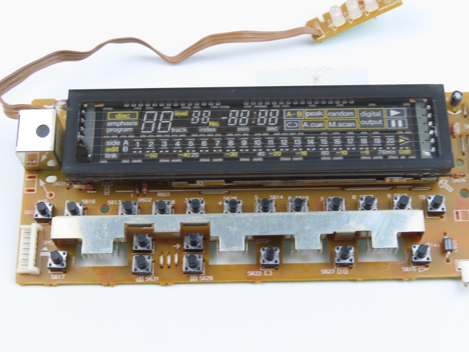 Technics SL-P555 - Display Board PCB /B58. - Image 4
