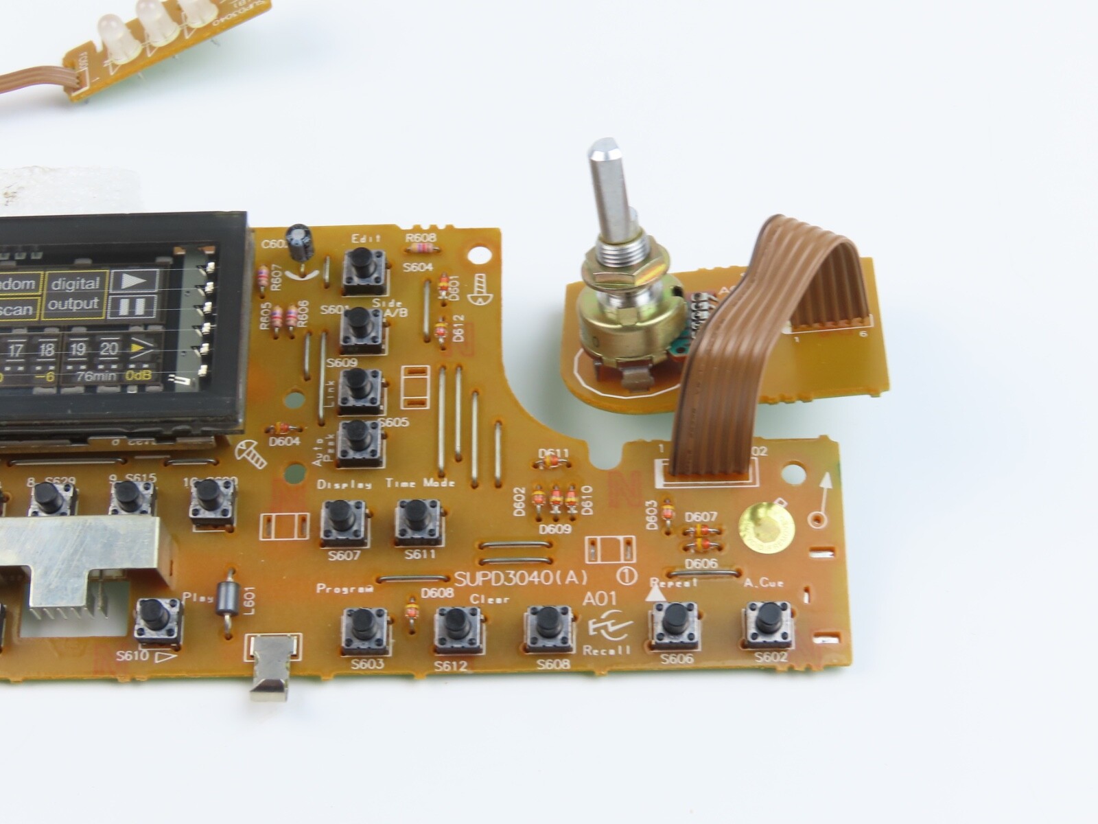 Technics SL-P555 - Display Board PCB /B58. - Image 5